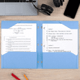 thumbnail image 2 of Five Star Plastic Folder 2-Pocket Stay-Put 3-Hole Punched, 11.75" x 9.5", Sky Blue, 2 of 4