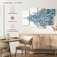 thumbnail image 5 of Elephant Stock A New Direction Wall Art - Horizontal Multi Panel Canvas - Living Room Wall Decor - Animal Multi Panel - White And Blue Decor By Norman Wyatt Jr. - 43" x 27", 5 of 8