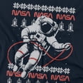 thumbnail image 2 of Nasa Astronaut Ugly Christmas Unisex Adult T Shirt, 2 of 5