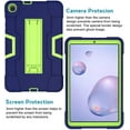 thumbnail image 2 of Mignova for Samsung Galaxy Tab A 8.4 Inch 2020 Model SM-T307,Hybrid Heavy Duty Full-Body Shockproof Armor Rugged Protective Case Cover with Stand for Samsung Galaxy Tab A T307(Navy/Green), 2 of 6