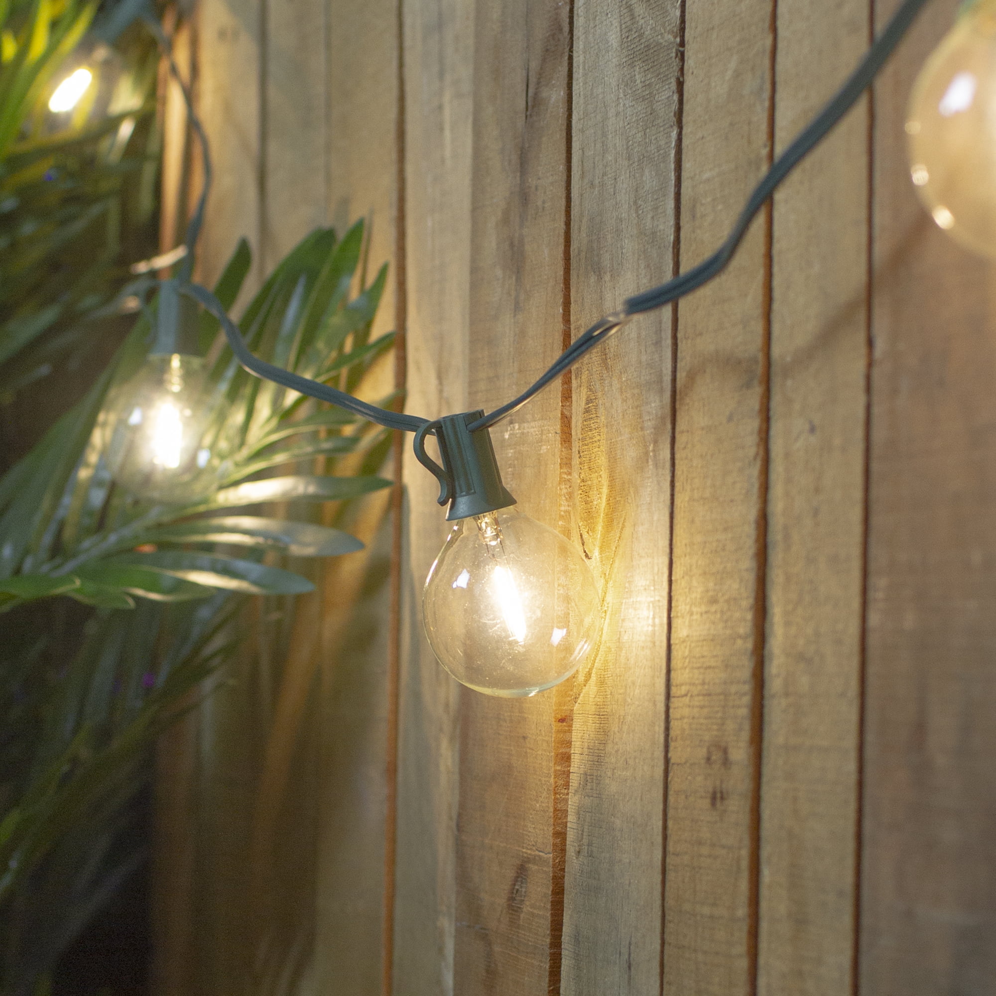 Northlight 10 Count LED G50 Globe Patio Lights with 10 ft. Wire