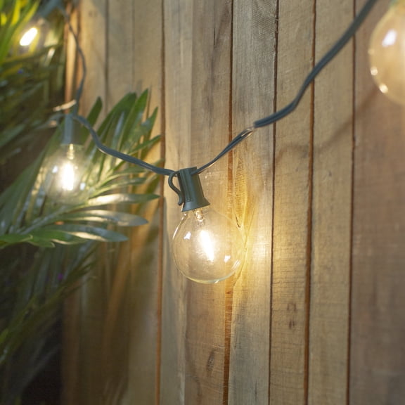 Northlight LED G50 Globe Christmas String Lights - Warm White - 9' Green Wire - 10ct
