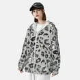 thumbnail image 5 of Kll Wild Animal Leopard Print Men'S Women’s Upf 50+ Sun Protection Outdoor Hoodie Jacket Long Sleeve Fishing Hiking Performance Shirt- Medium, 5 of 8