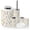 Color 4, variant on Bathroom Accessory Set 6 Piece with Meadow wildflower seamless Boho botanical floral field Toothbrush Holder, Soap Dispenser, Soap Dish, Trash Can with Lid, Toothbrush Cup, Toilet Brush Holder