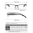 thumbnail image 2 of Gafas de lectura LUFF, ultraligeras, antirrayos azules, 6 unidades (1.00X), 2 of 6