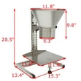 thumbnail image 2 of Feeding Hopper Dispensing Funnel for Powder Paste Liquid Granule with Support Stand Stainless Steel Diameter 6.3", 2 of 15