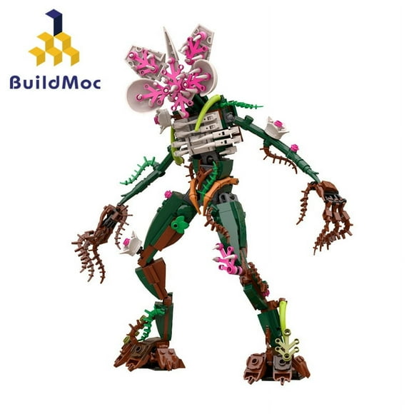 Weird story orchid monster moc self-designed building block toys compatible with LEGO building block toys