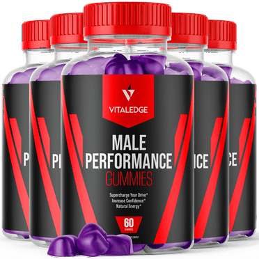 Vital Edge for Men Advanced Formula Supplement with Premium Ingredients 300 Gummies