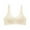 White, variant on Generic Women Full Coverage Bra Comfortable Seamless Wireless Bras with Soft Support Pads Comfort Lift Daily Bralettes
