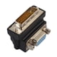 thumbnail image 5 of DQrwqpou 2 uds DVI-I 24 + 5 a VGA 15 pines 90 ° Adaptador convertidor ángulo recto HD, 5 of 5