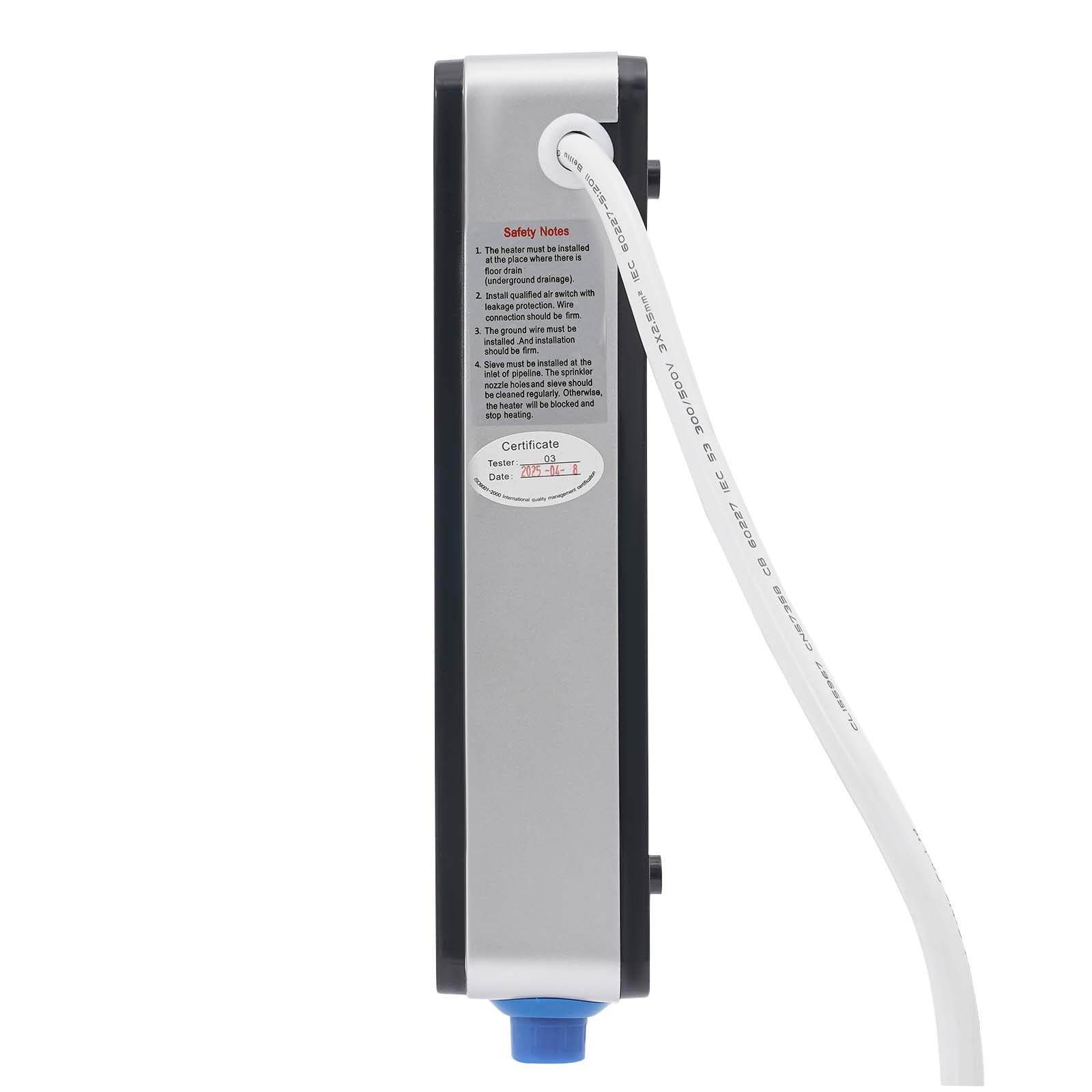 Tankless Water Heater,6500W AC 220V Electric Water Heater, Instant Electric Water Heater