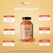 TruHeight Kids Appetite Booster Gummies (Orange, Ages 2+) All Natural Toddler & Kids Appetite Stimulant to Eat More - Weight Gain Supplements - Vitamins for Underweight Children - Picky Eater Vitamin