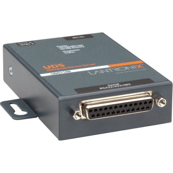 Lantronix UDS1100 Device Server - Twisted Pair - 1 x Network (RJ-45) - 10/100Base-TX - Fast Ethernet - RoHS, WEEE Compliance