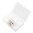 thumbnail image 6 of Unique Bargains 1 Pc Pill Case 6 Grid Clear Pill Box White, 6 of 6