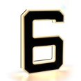 thumbnail image 1 of Modern LED Illuminated Number Sign Outdoor Address Plaque For Wall Or Door With Customizable Digit Display Succulent Wall Decorations for Living Room Cute Small Couches for Bedrooms Door Welcome, 1 of 4
