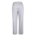 thumbnail image 3 of 3 Packs of Sofra Women's Athletic Workout Gym Casual Straight Leg Long Jersey Pants with Drawstring, 3 of 3