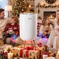 thumbnail image 6 of Ktaxon Towel Warmer, 20L Towel Warmer Bucket for Bathroom - Bluetooth Speaker Ambient Light, Adjustable Timer, Auto Shut-Off, Fits Up to Two Large 40x70 Towels, Blanket Robes Pjs, Ideal Gift - White, 6 of 13