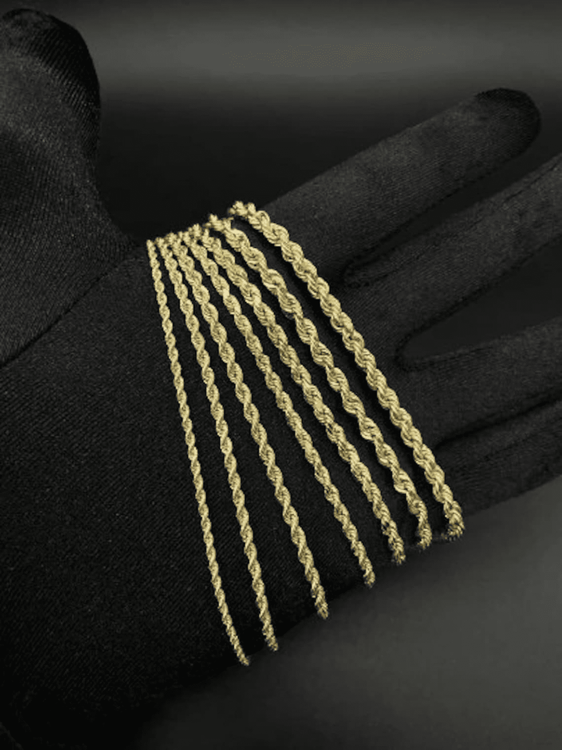 14k Solid Yellow Gold Rope Chain Chain Necklace, Handmade Rope Chain, 14k Gold Rope Chain, 14k Gold For Men Women