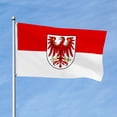 thumbnail image 2 of Aihccy Branderburg Flag with Brass Grommets Size - 3x5Ft, 2 of 3