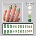 thumbnail image 4 of 24Pcs Press on Nail Full Cover Stick on Nail Gift for Women Girls Patrick's Day Manicure Set Party Nail Decoration, 4 of 4