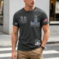 thumbnail image 2 of Mens T Shirts Graphic Tee 9/11 25Th Anniversary T Shirt 911 Tops Memorial Tops, 2 of 7