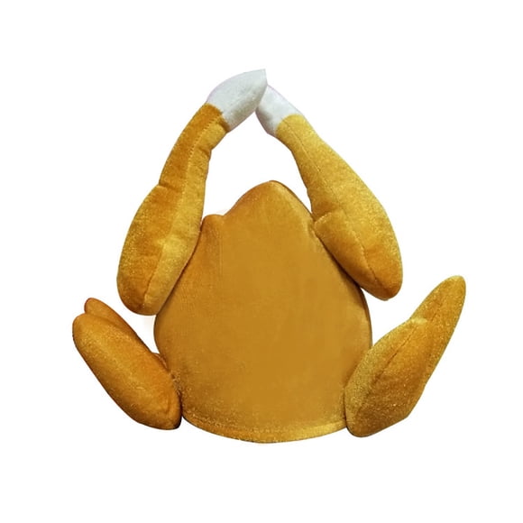 3 Pack Men's Roasted Turkey Hat, Mardi gras Thanksgiving Halloween Turkey Costume Funny Hat for Christmas Holiday Party Favors Party Supplies