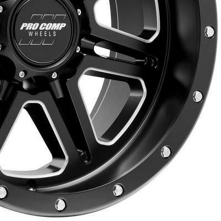 Pro Comp Wheels Apex Black Wheel with Painted (20 x 10. inches /6