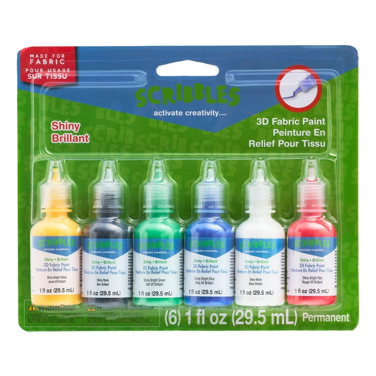 Incraftables Fabric Paint for Clothes Permanent (12 Colors Set - 1