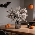 thumbnail image 6 of Halloween Artificial Flower Branches Fall Floral Bouquet Spooky Decor Faux Flowers Centerpiece Mantel Table Decoration Party Wedding Home Indoor Outdoor Arrangement, 6 of 6