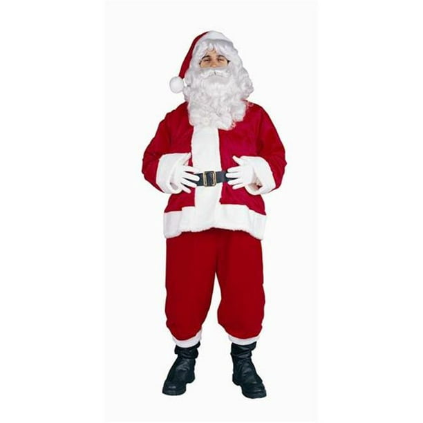 Velboa Costume de Père Noël - Taille Standard une Taille Convient le Plus