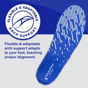 PowerStep Bridge Arch Support Insoles for Men & Women, Memory Foam Comfort Pain Relief Orthotics for Plantar Fasciitis