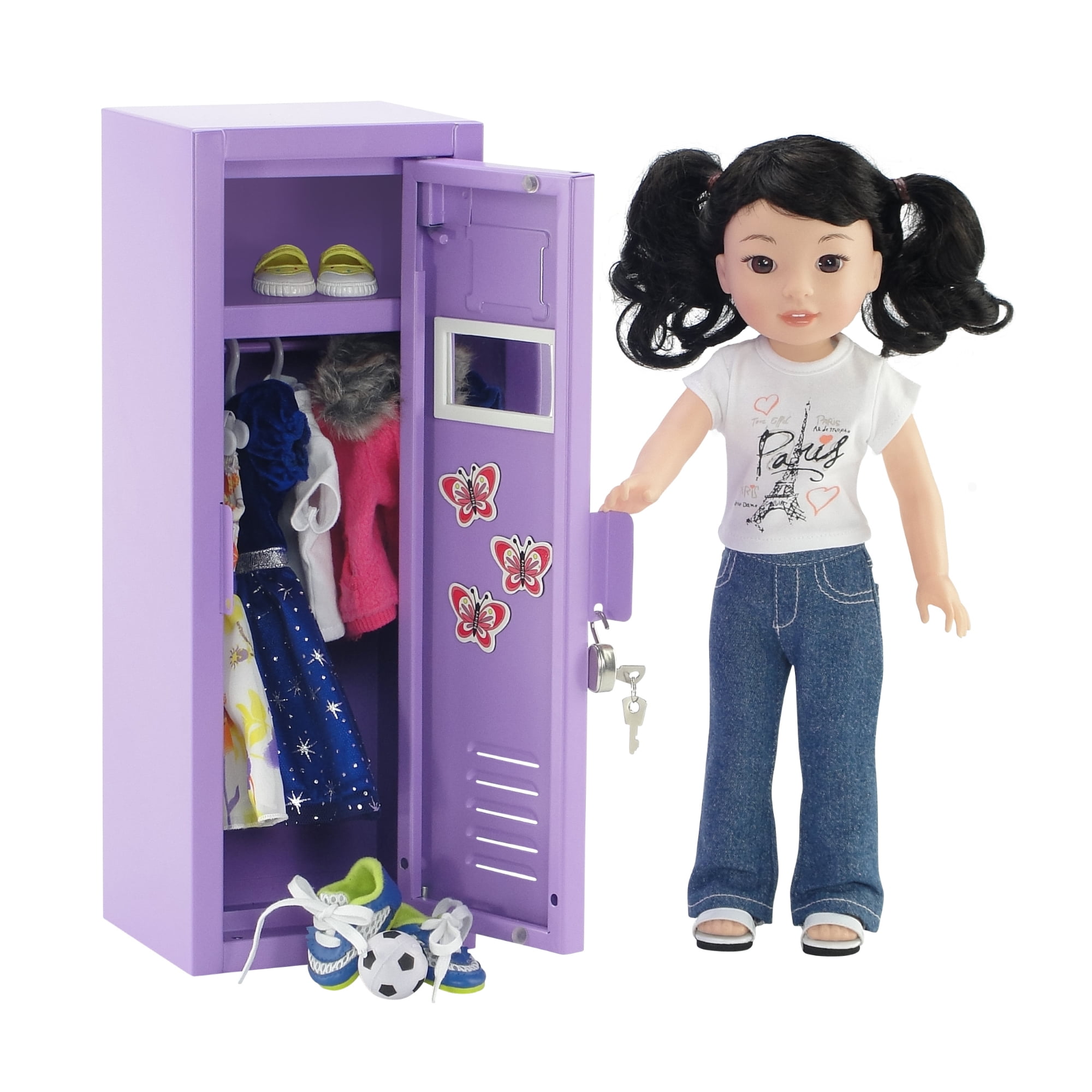 american girl school locker set