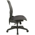 thumbnail image 3 of Air Grid Black Fabric Back and Seat Managers Chair with Adjustable Flip Arms, 3 of 11