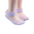 thumbnail image 1 of Dewadbow Toddler Girls Socks Cute Baby Kids Breathable Soft Cotton Lace, 1 of 6