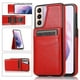 thumbnail image 1 of Funda de piel sintética estilo empresarial para Samsung S21 con tarjetero, función billetera, función atril y protección contra caídas., 1 of 5