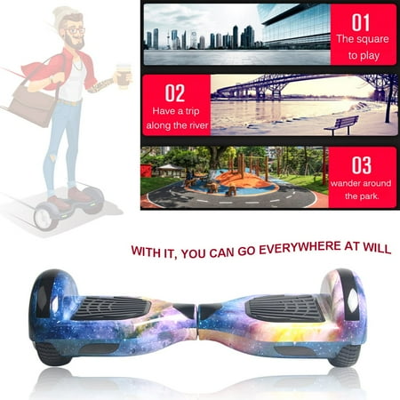 6 5 Inch Self Balancing Electric Scooter Led Skate Board 6 5 Inch Self Balancing Electric Scooter Led Skate Board Support Speaker Function Us Plug