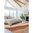 thumbnail image 2 of Abstract Wave Texture Area Rug for Bedroom 4x6 Ft Retro Earth Color Gradient Super Soft fuzzy Throw Rug Non-Slip Fluffy Plush Indoor Floor Carpet for Living Room Nursery Home Decor, 2 of 8