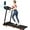 Black-USB, variant on Aukfa Q30-6 Folding Treadmill for Home Office 300 lb Capacity 6 mph Max Speed, Holder for Cup & Phone