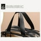thumbnail image 5 of Bolsa de cosméticos de doble capa de PVC Gran almacenamiento de maquillaje impermeable | Organizador de artículos de tocador de separación en seco y húmedo | Bolsa de baño de viaje con asa de, 5 of 6