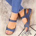 thumbnail image 3 of Summer Women Premium Orthopedic Open Toe Sandals Vintage Anti-slip Breathable Leather Casual Female Retro Shoes, 3 of 5