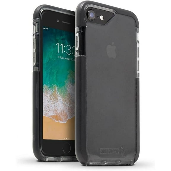 BodyGuardz Ace Pro Case for iPhone 8 / 7 / SE - Smoke / Black