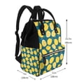 thumbnail image 2 of Disketp Lemon Mochila de Pañales de Gran Capacidad con Múltiples Bolsillos, Mochila de Viaje Multifuncional para Bebé, Unisex, Moderna y Resistente, 2 of 6