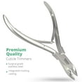 thumbnail image 6 of Professional Cuticle Trimmer Nail Cuticle Cutter Stainless Steel Cuticle Nippers with Sharp Blades of Cuticle Remover Clippers Manicure Tools Double Spring - Pedicure Nail Tools (Silver - 4 Pack), 6 of 9