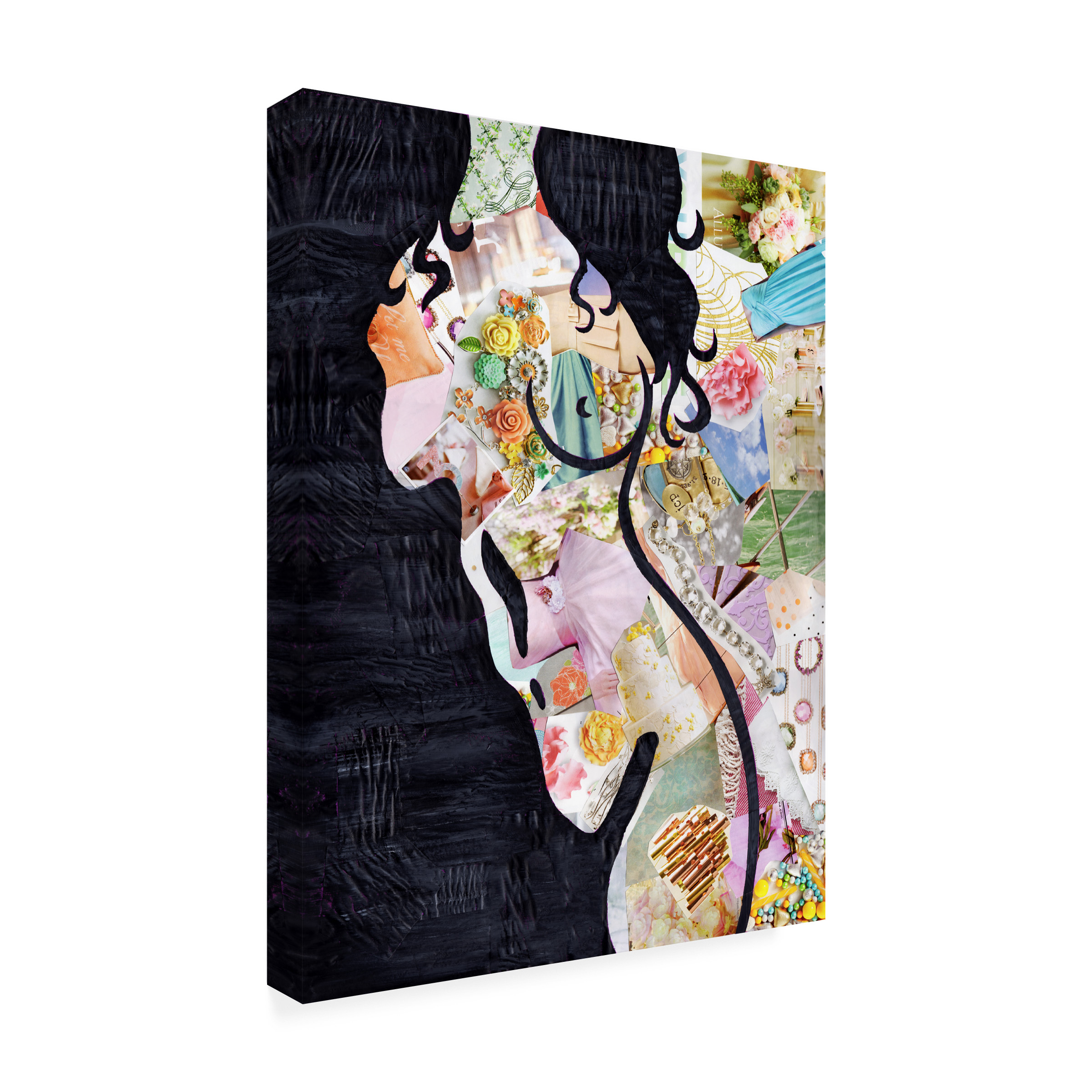 Trademark Fine Art 'Brunette' Canvas Art by Artpoptart