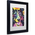 thumbnail image 2 of Trademark Fine Art "Sheltie" Canvas Art by Dean Russo, White Matte, Black Frame, 2 of 4