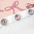 thumbnail image 4 of Erosebridal Cute Bowknot Curtains Pack of 2 (38x45),Farmhouse Cowgirl Boots Black Out Curtains,Chic Botanical Flower Daisy Curtains for Living Room,Ultra Soft Bedroom Decorative, 4 of 7