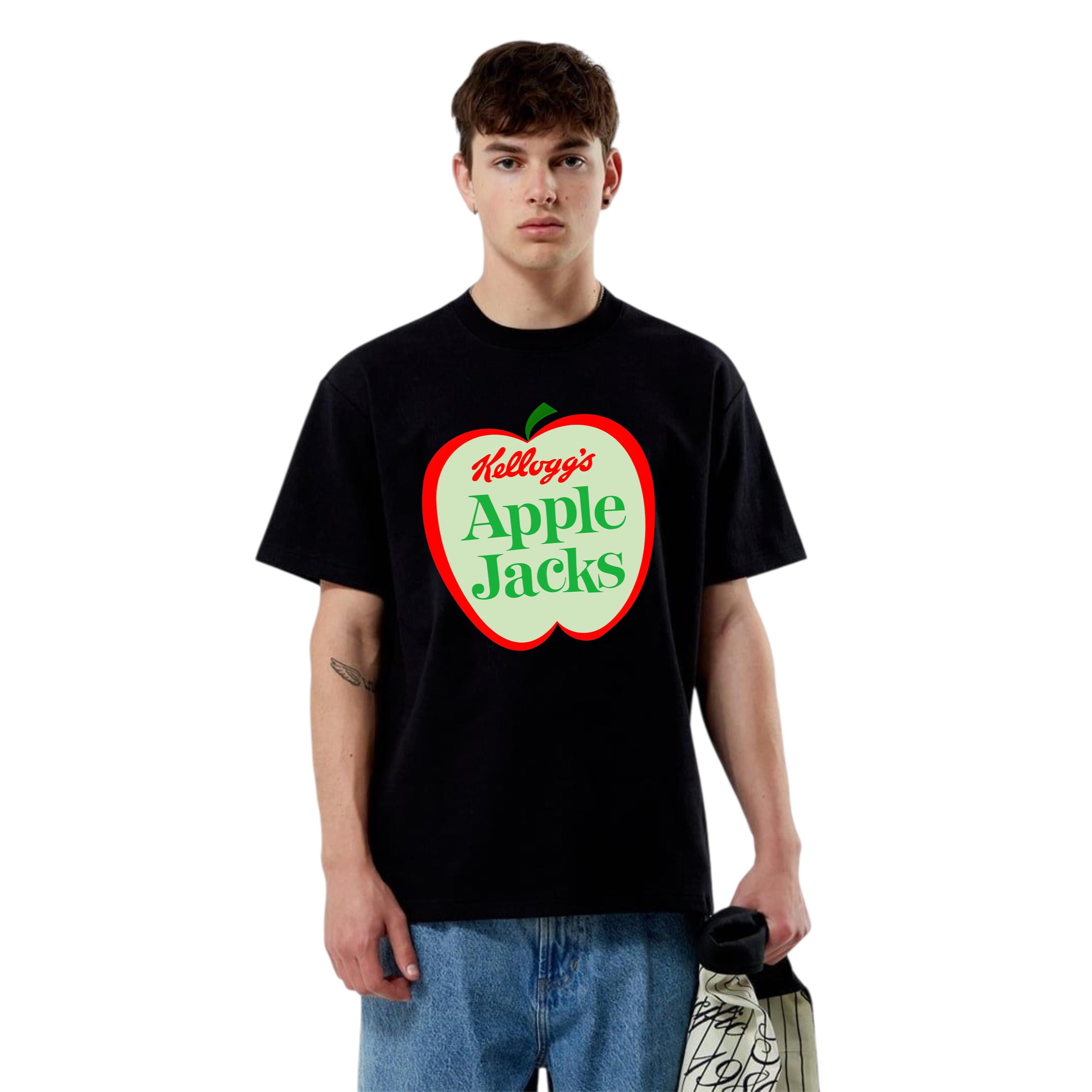 Apple Tシャツ 00s SoHo Beefyボディ XLサイズ Apple Jacks Psych TV Show Shawn Spencer Gus Funny T-Shirt, for men