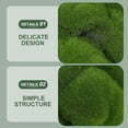 thumbnail image 6 of 2Pcs Simulation Moss Ball Decorative, Artificial Green Moss Balls, Spheres Faux Green Grass Decorative for Garden Wedding Party-4" W and 4.7" W, 6 of 8