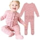 thumbnail image 1 of Pijama elegante de viscosa con forma de cacahuete para bebé, bambú, para niña de 0 a 3 m, 1 of 8