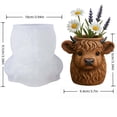 thumbnail image 2 of zhangmingg Cow Silicone for Resin Casting Concrete Candle Holder Jewelry Trinket Storage Container DIY Craft Making, 2 of 7